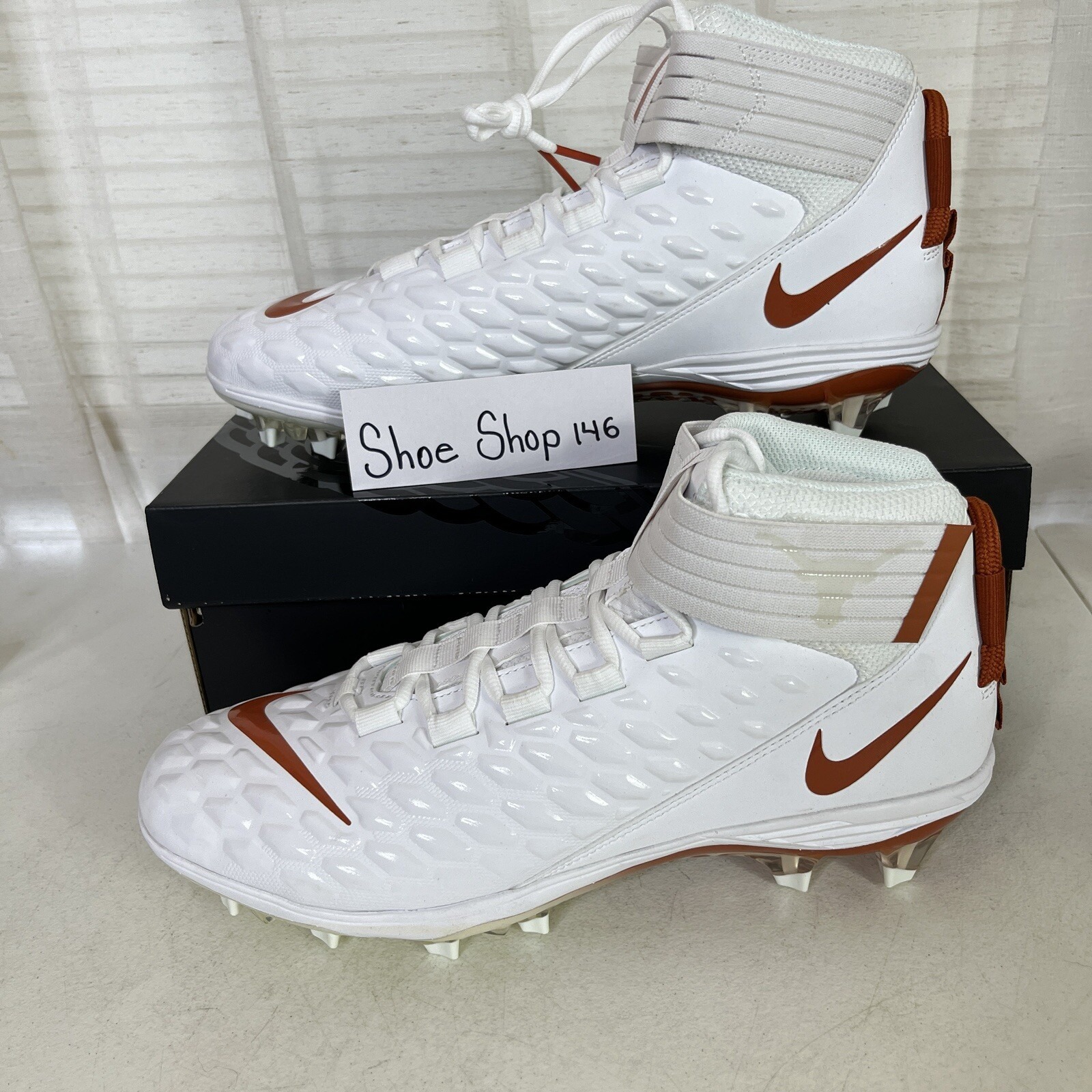 Nike Force Savage Pro 2 Smu P Texas Longhorns Football Cleats Ci9869-101 Mens 11